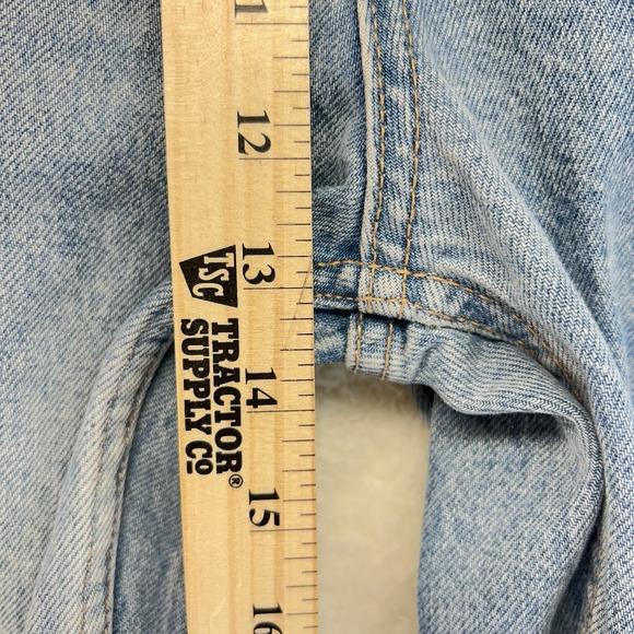 Zara Wide Leg Barrel Jeans Women's Cropped 12 Baggy Bohemian Coastle Raw Hem - Picture 9 of 14